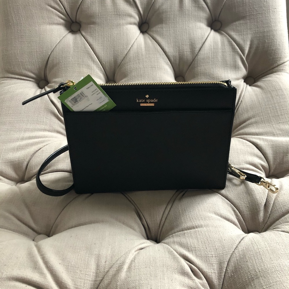 Kate Spade crossbody/clutch in black